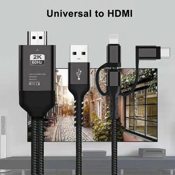 

universal 2k 1080p mobile phone to hdtv