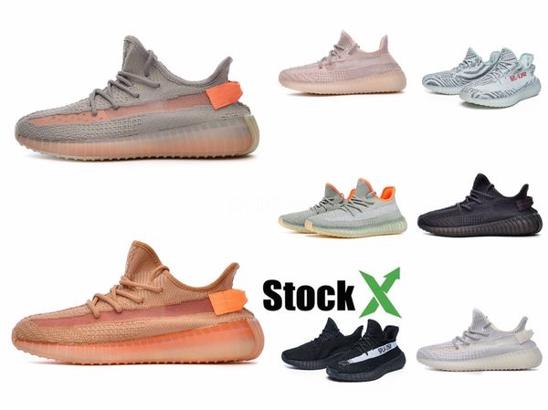 

gid glow antlia static black true form clay mens running shoes kanye west v2 womens fly knit athletics sneakers #qa927