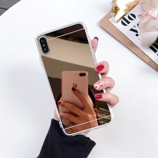 

fashion soft tpu silicon phone case for iphone 11 pro xs max xr mirror pattern cases cover for iphone x 10 xr xs 6 6s 7 8 plus 5 5s s