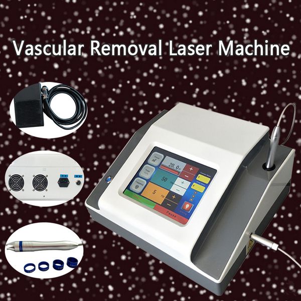 

new portable vascular therapy laser spider vein removal machine 980nm diode laser beauty machine, Black
