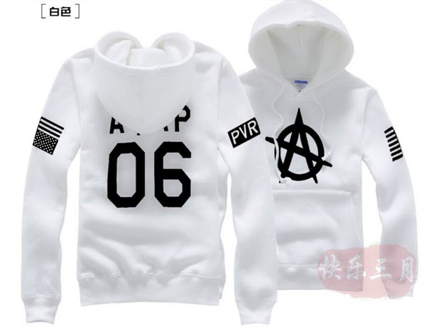 

wholesale asap rocky 06 printed men's fleece hoodies men hip hop basketball asc hoodie man sports sweatshirts winter clothing, Black