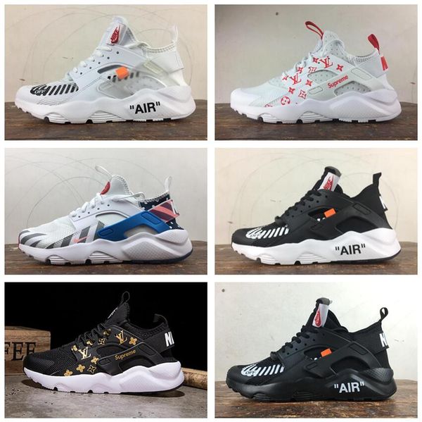 

2018 new air huarache run ultra 4.0 running shoes women mens hurache sports trainers designer huraches huaraches sneakers 36-46, White