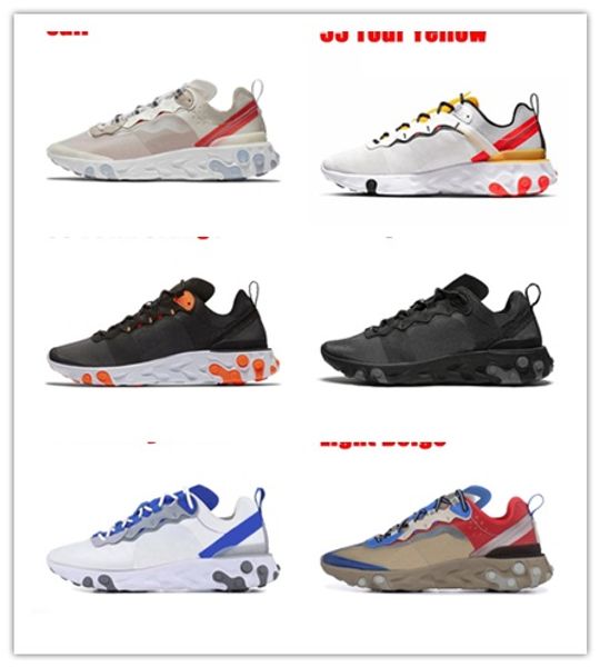 

script react element 55 undercover x 87 mens running shoes for men women 87s 55s triple black white highlighted trainers sneakers rg01