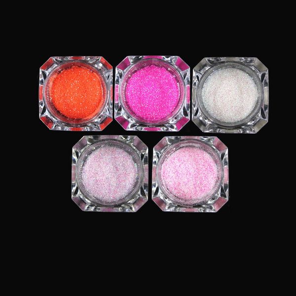 

5 colors fine glitter ptherapy nails bright nails makeup decoration or88, Silver;gold