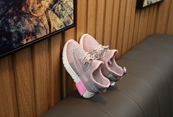 

kid designer sneaker shoes breathable fly woven mesh coconut baby shoes new 2019 big boys shoes kids men black kids sneakers