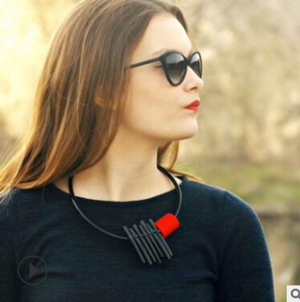 

new fashion women jewelry choker statement necklace girls bijoux femme collier chokers chain resin accessories handmade gift, Golden;silver