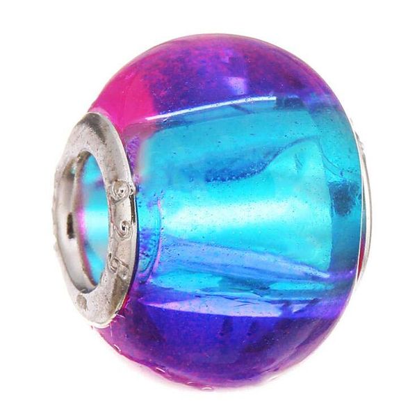 

9*14mm diy diamond european loose bead lampwork fine glazed accessories beads sjz003 handmade, Black