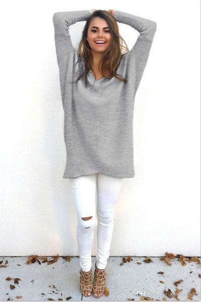 

2019 autumn winter fashion women long sleeve knitting sweater women knitted casual sweaters and pullovers female loose, Black;red