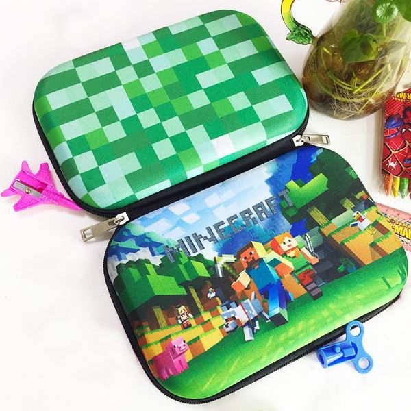 

kawaii школа пенал zipper green camo сумка для хранения eva pencilcase для детей pencil box студенческих подарков школы канцелярского