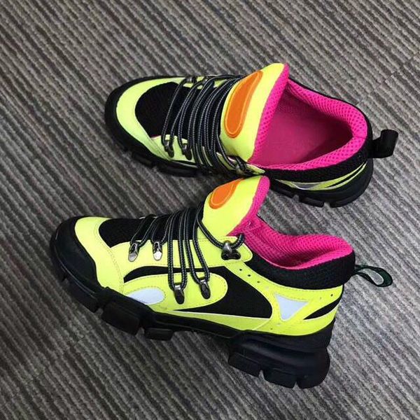 

designer shoe 2019 trend new listing men luxury casual shoe ladies height increase outdoor hiking shoe flashtrek removable crystas l14, Black