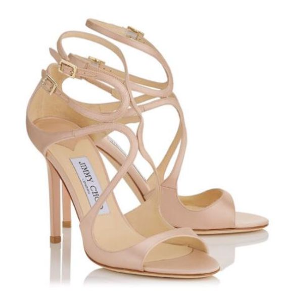 

gladiator sandals ladies lang luxury women stiletto heels women's party dress wedding summer fashion ladies perfect shoes, Black