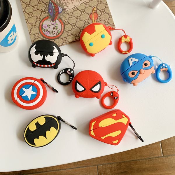 

Fashion airpods case cute cartoon USA new Bluetooth headset protective shell silicone airpods pro case wholesale-3