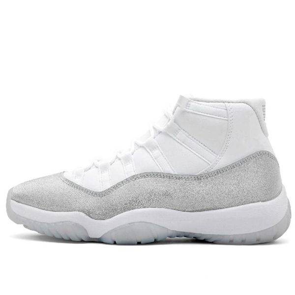 

designer 11s men basketball shoes vast metallic silver grey 11 concord bred snakeskin heiress florida platinum tint sports sneakers trainers