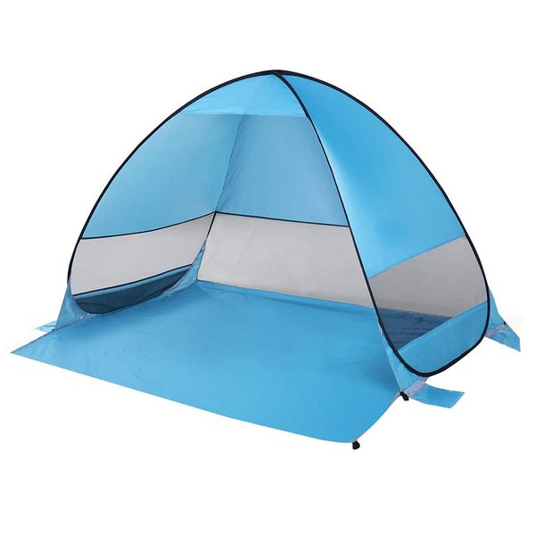 

up automatic camping tent ship from beach tent 2-3 persons instant up open anti uv awning tents outdoor sunshelter