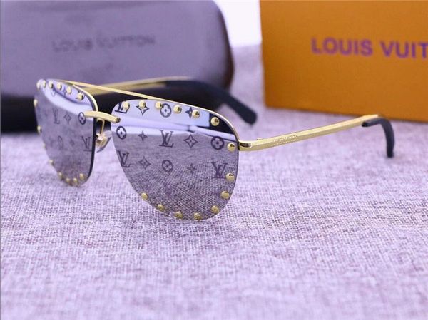 

Заклепка Watermark солнцезащитные очки с Box поляризованные Высококачественные солнцезащитные очки Открытый вождения езда Anti-излучения UV400 Солнцезащитные очки Бесплатная доставка