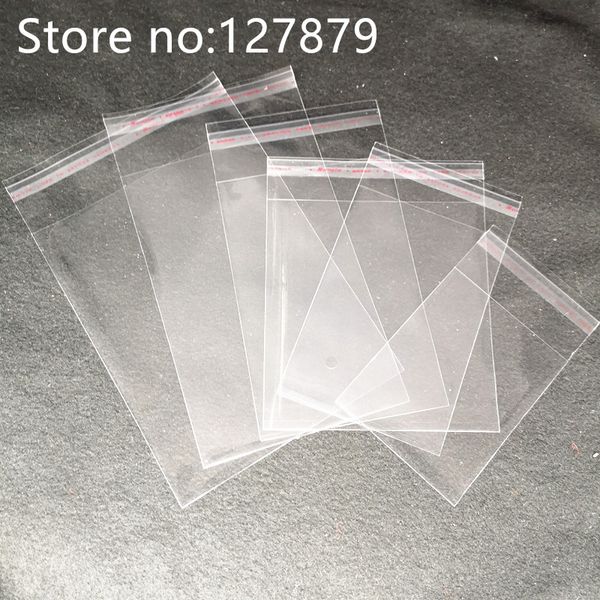 

6 sizes clear self-adhesive cello cellophane bag self sealing plastic bags candy packing resealable cookie packaging bag pouch