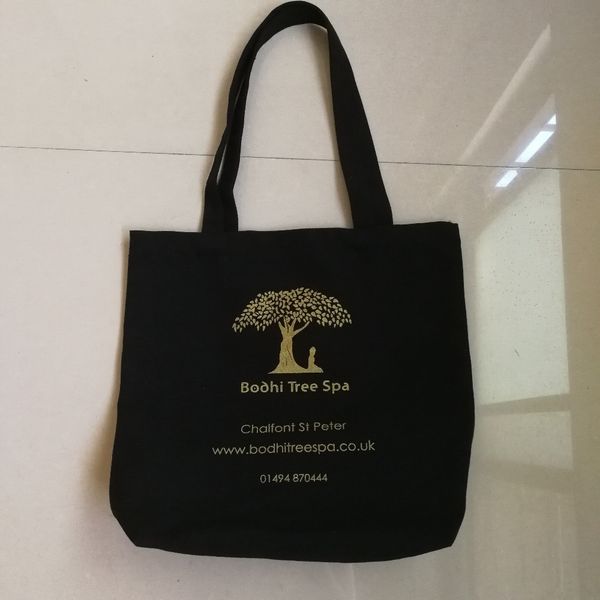 

500pcs/lot 36hx37x10cm custom black/white/natural cotton canvas tote shopping bag reusable pouch handbag schoolbag for promotion
