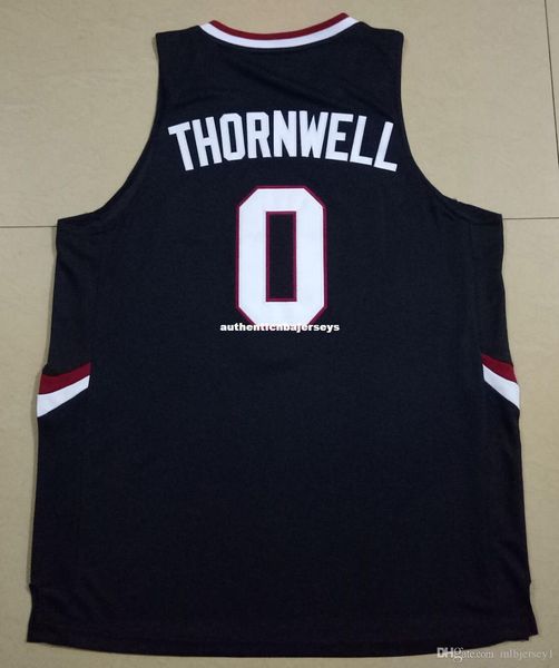 

custom #0 sindarius thornwell south carolina gamecocks college basketball jersey embroidery stitched custom any name and number, Black;blue