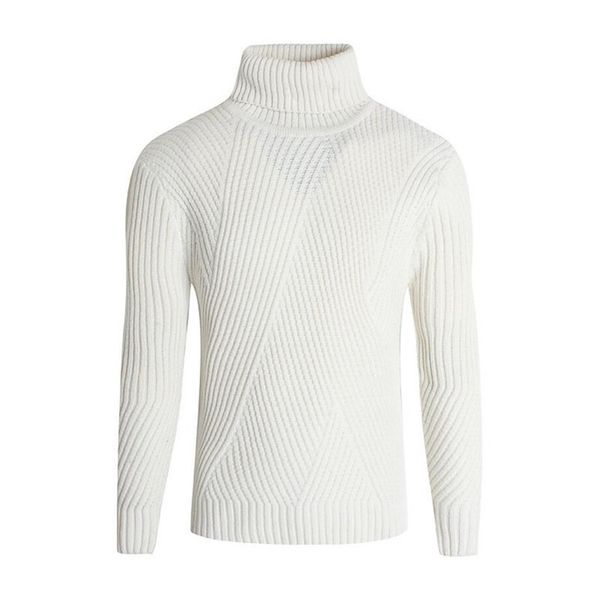 

autumn winter casual turtleneck sweater mens knitted sweaters and pullovers youth knitwear warm grey white england, White;black