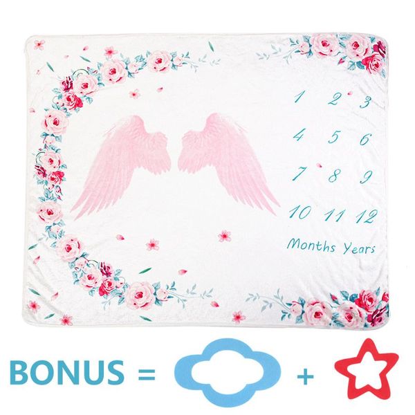 

drop ship. baby monthly milestone blanket newborn pgraphy props flannel shower towel