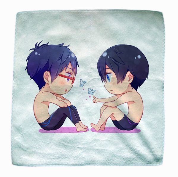 

anime manga бесплатно! iwatobi swim club украсьте square полотенце 35x35cm 001