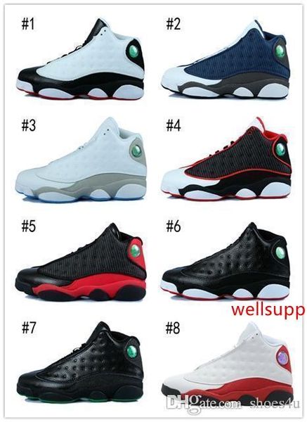 

box] 13 [with xiii basketball shoes men bred flints grey toe he got game hologram barons sport sneakers training shoes us 8-13