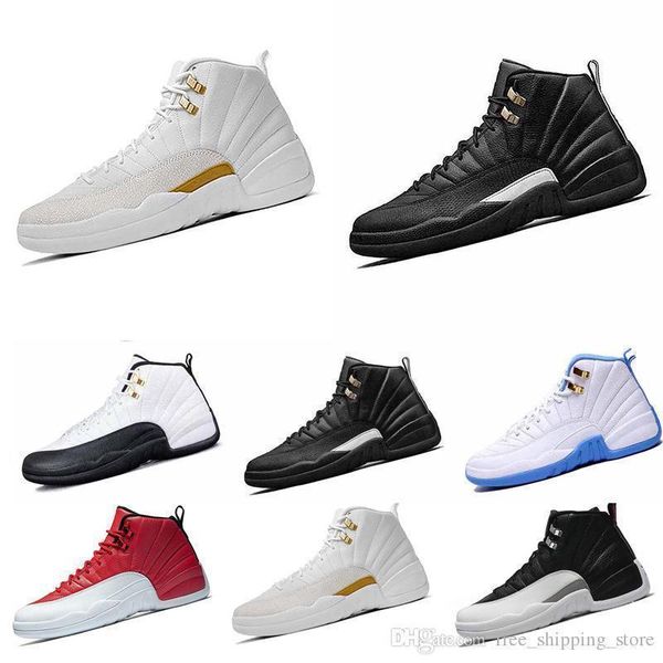 

дешевые 12 12s мужская баскетбольная обувь бордо varsity красный темно-серый грипп французский синий мастер спортивная обувь спортивные крос