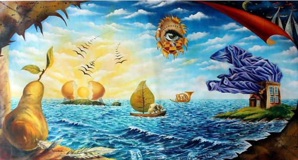 

евгений поляруш "back in time" home decor расписанную hd печать картина маслом на холсте wall art canvas картинки 191212