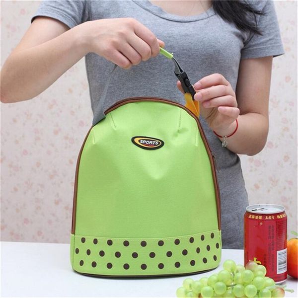 

dichski fashion portable insulated canvas lunch bag thermal picnic lunch bags for women kids men cooler box bag tote