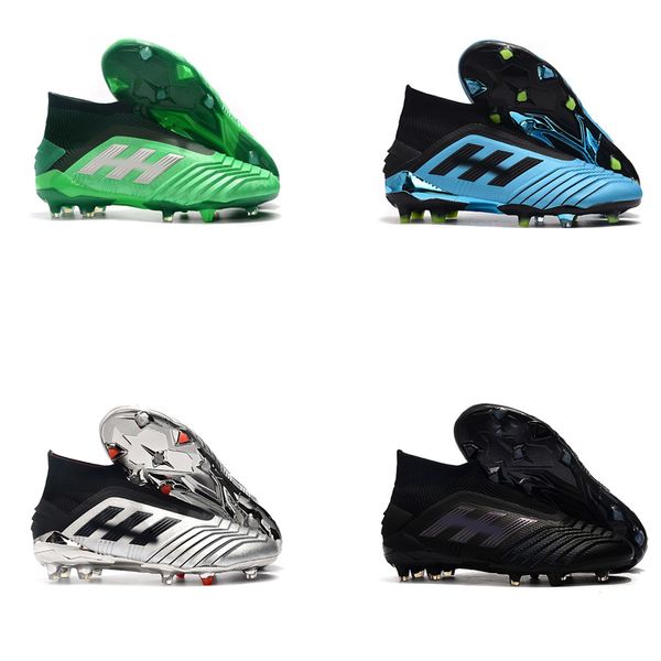 

2019 predator 19+ 19.1 fg ag pp paul pogba golden mens football shoes 19+x cleats boots size 39-45