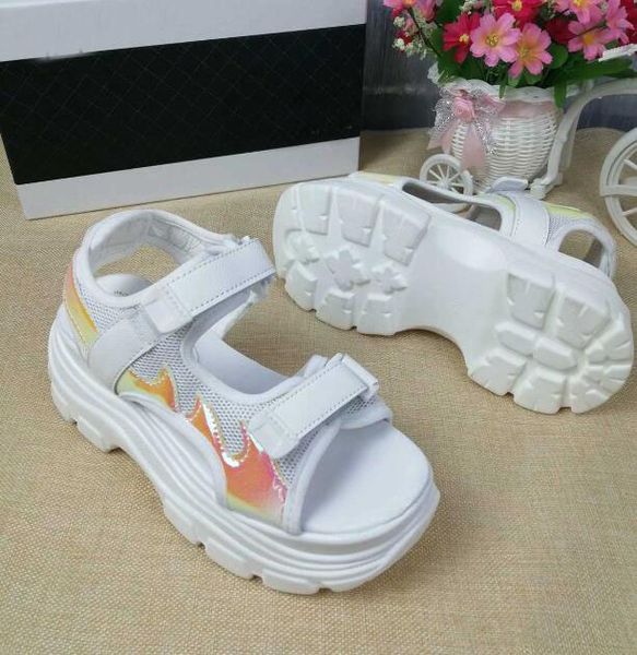 

new arrival womens sports flat heels slingbacks wearproof summer breathe slugged bottom outdoor beach shoes 35-40, Black