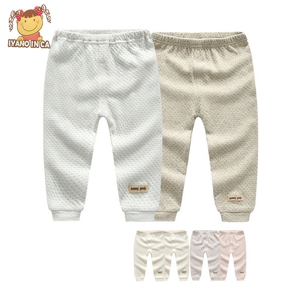 

2pcs/set cotton baby pants room pajamas infants solid color soft thin trousers elastic waist pants loose harem 2020, Blue