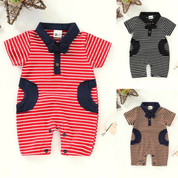 

Toddler Newborn Baby Bibs Kids Boy Girl Little Brother Sister Striped Poket Soft Cotton Romper Jumpsuit Cotton Children Clothes