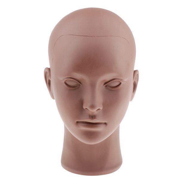 

20'' cosmetology makeup mannequin manikin head for wig hat jewelries display, White