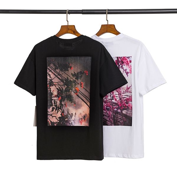 

в городе essen tials многоканальный шею с коротким рукавом t рубашка дизайнер короткий рукав хлопок t рубашка, White;black