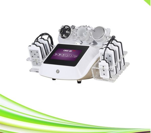 

spa 6 in 1 anti aging rf cavitation lipo laser body slimming fat loss laser lipo machine