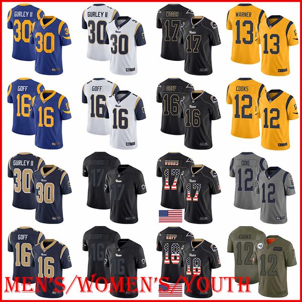 

ncaa football 29 eric dickerson 13 kurt warner 28 marshall faulk jersey 85 jack youngblood 75 deacon jones blue white mans vintage, Black;red