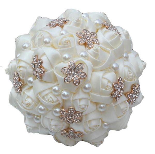 New Bride Hand Bouquet American Elegant Rhinestone Bouquet Simple