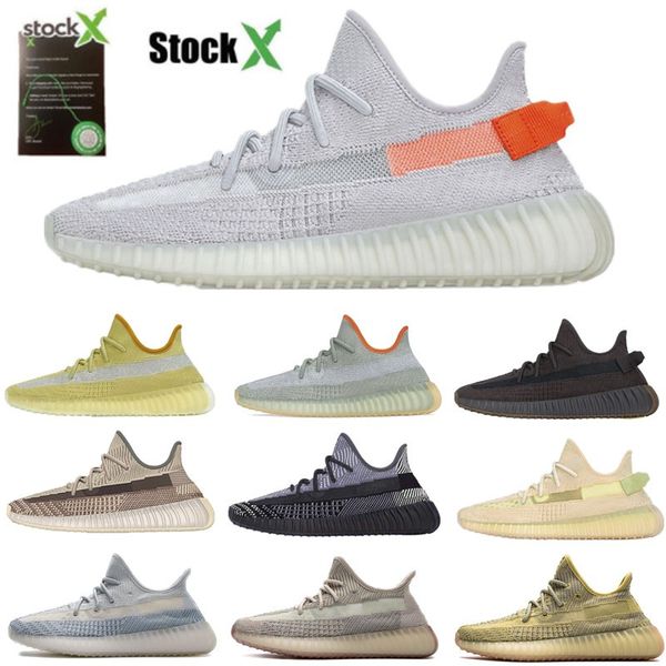 

stockx kanye west v2 mens running shoes desert sage tail light zyon flax cinder marsh static reflective men women sports sneakers with box