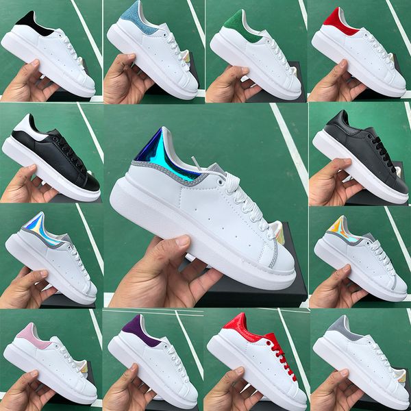 

new 2020 men women fashion casual shoes reflective black white silver red lace up flat breathable sports stylist sneakers eur 36-44