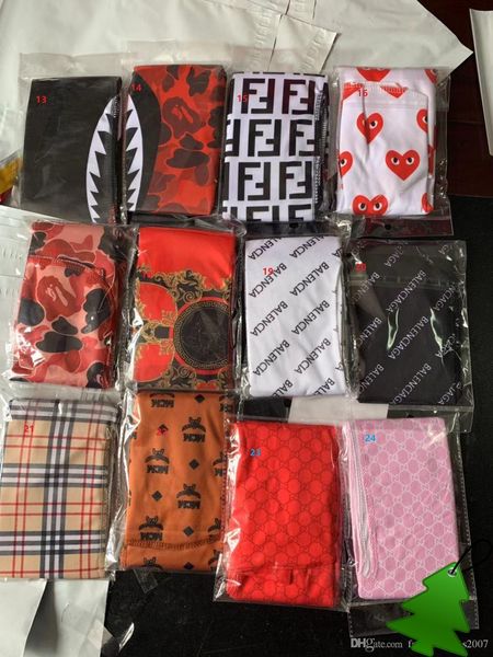 

brand satin silk head wrap durag long tail beanies for men women 70 design hip hop headwraps cap streetwear factory sale