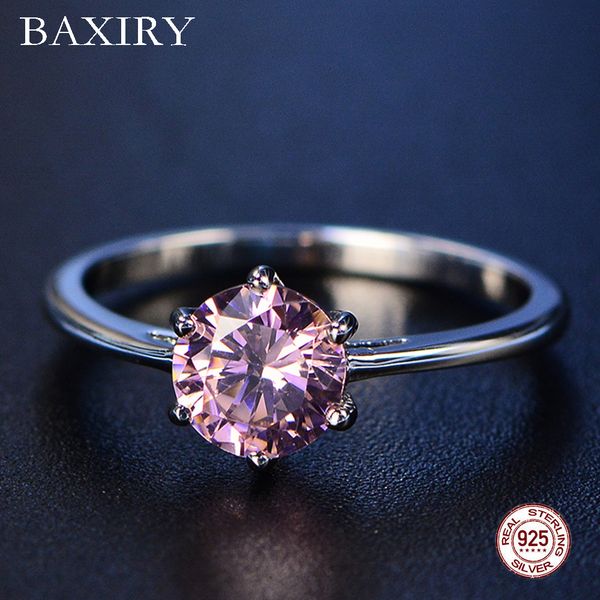 

2019 new fine rings trendy blue sapphire ring silver 925 jewelry amethyst gemstone ring silver engagement emerald for women, Golden;silver