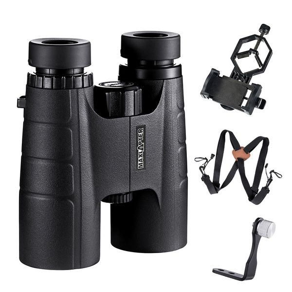 

maxlapter binoculars telescope 10x42 hunting tool portable light weight binoculo bak4 prism optical for adults kids