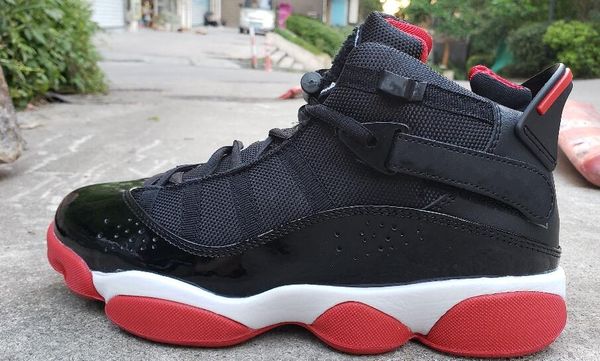 

2019 outdoor shoes men 11s six rings black red trainers sneakers size 7-12