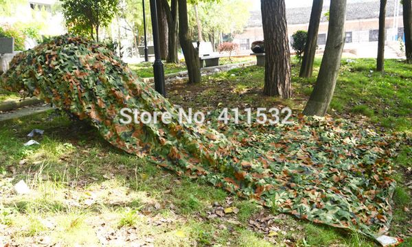 

tprpst 5x3m outdoor camouflage net camo for hunting covering camping woodlands leaves hide sun shelter car-cover br256