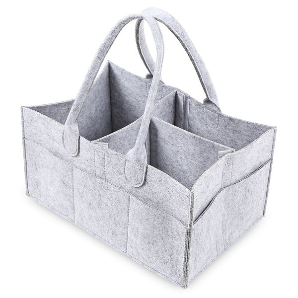 

felt tote handbag baby diaper storage organizer extra-large diaper organizer diapering for mommy felt tote handbag diapers bag