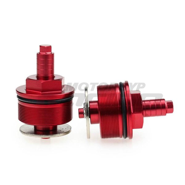 

preload front fork caps silver black gold red blue pair for nsa700 dn-01 41mm adjustable fork bolts