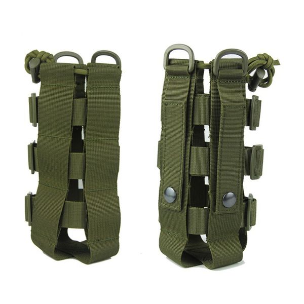 

1pc открытых бутылок мешок military чайник сумка портативный спорт чехол для кемпинга туризм бутылки спасательного оборудования kits carrier