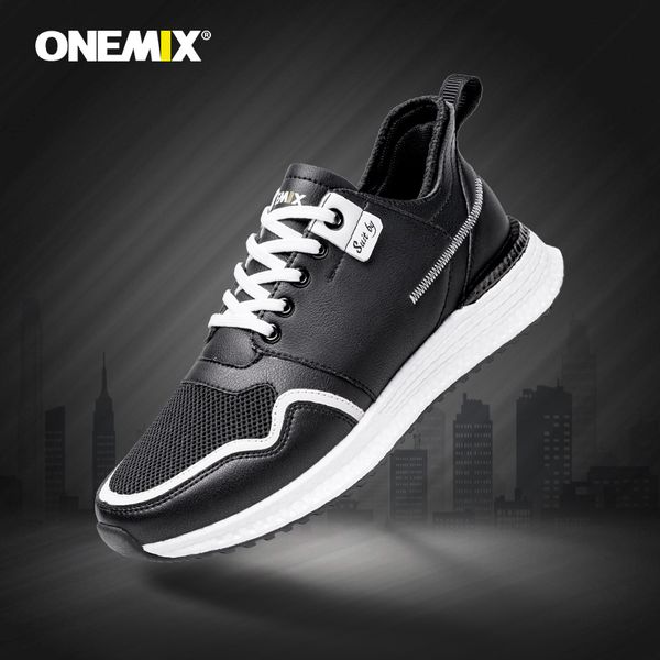 

onemix кроссовки мужские легкие дышащие кроссовки спортивная обувь удобная нескользящая кроссовка для наружного черного кроссовка