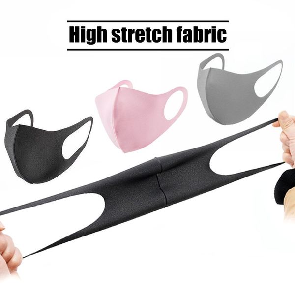 

2020 new in stock anti dust face mouth cover pm2.5 mask respirator dustproof anti-bacterial washable reusable ice silk cotton masks tools
